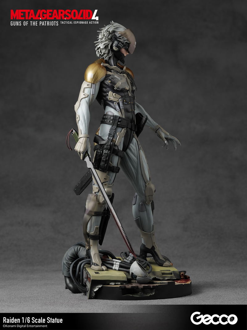 Metal Gear Solid 4 Guns of the Patriots 1/6 Scale Pre-Painted Statue: Raiden image 12
