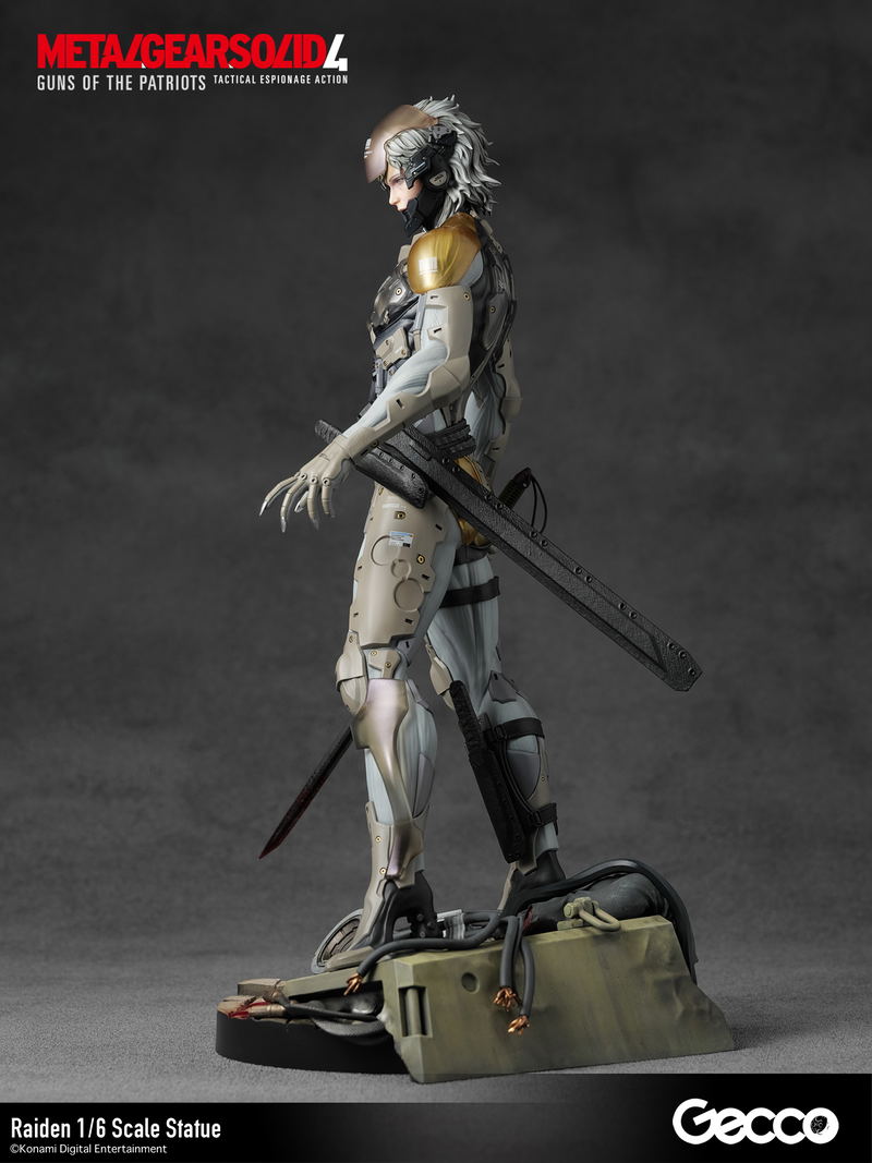 Metal Gear Solid 4 Guns of the Patriots 1/6 Scale Pre-Painted Statue: Raiden image 3
