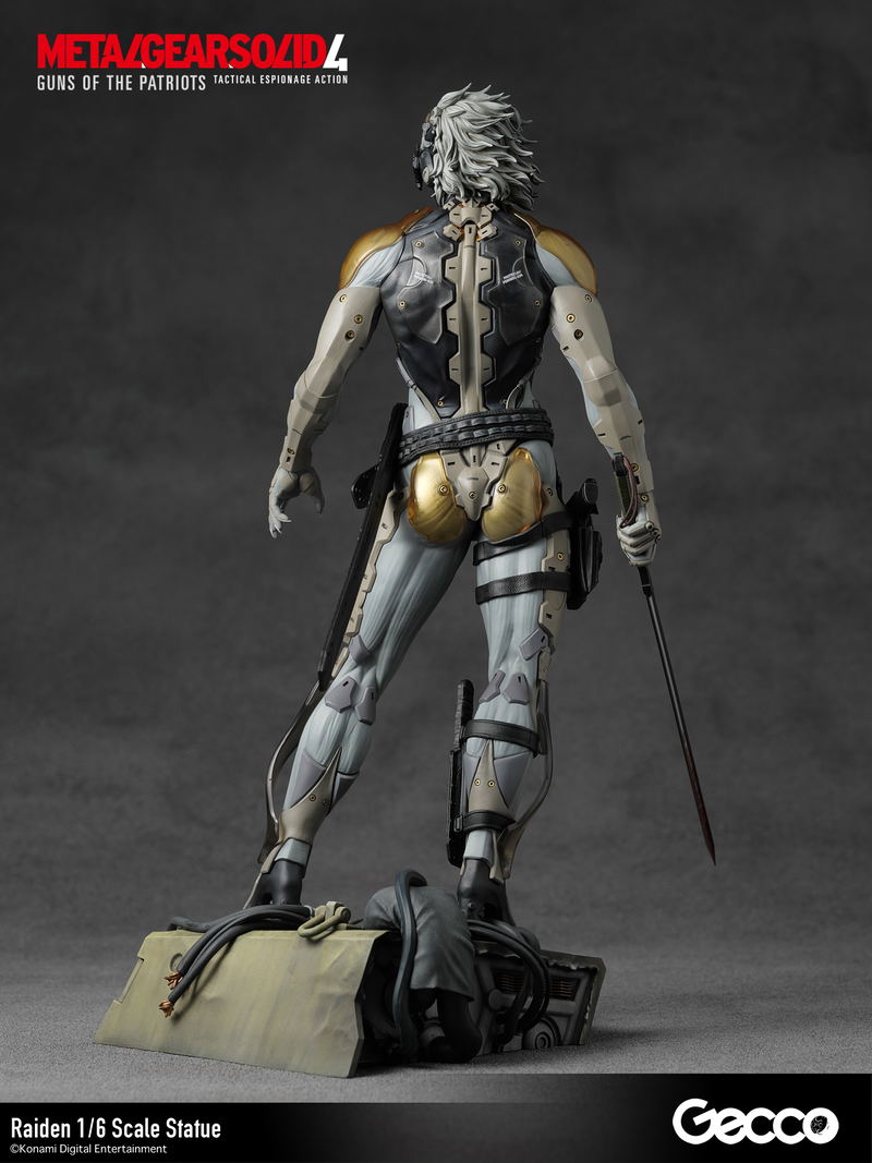 Metal Gear Solid 4 Guns of the Patriots 1/6 Scale Pre-Painted Statue: Raiden image 5