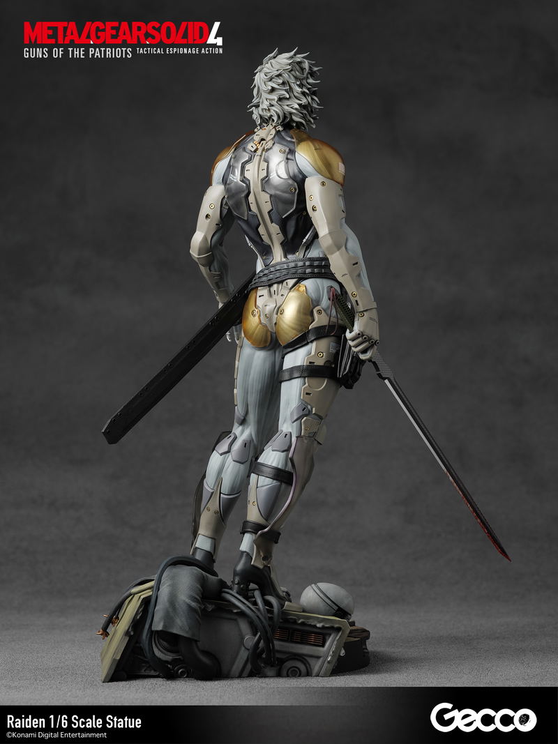 Metal Gear Solid 4 Guns of the Patriots 1/6 Scale Pre-Painted Statue: Raiden image 6
