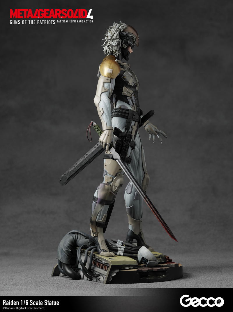 Metal Gear Solid 4 Guns of the Patriots 1/6 Scale Pre-Painted Statue: Raiden image 7