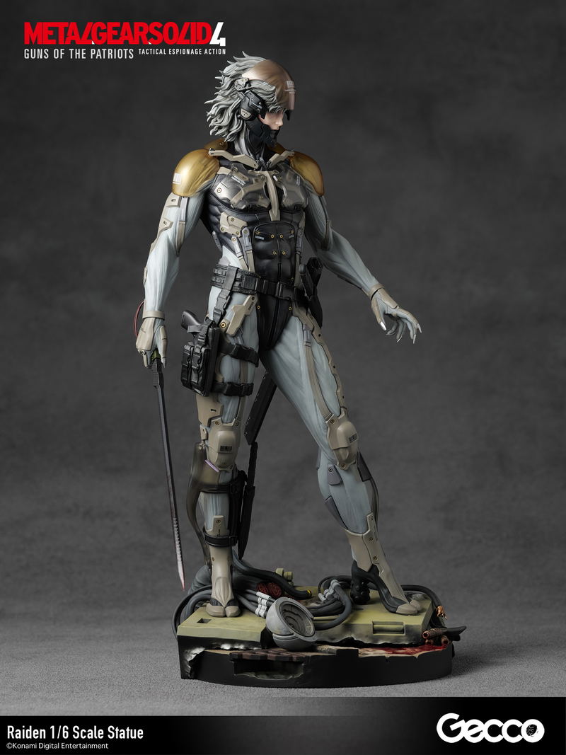 Metal Gear Solid 4 Guns of the Patriots 1/6 Scale Pre-Painted Statue: Raiden image 8