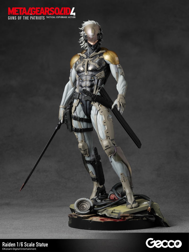 Metal Gear Solid 4 Guns of the Patriots 1/6 Scale Pre-Painted Statue: Raiden image 9
