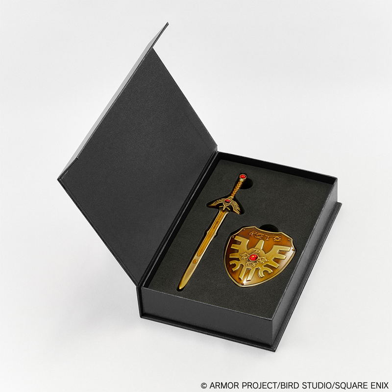 Dragon Quest Metallic Items Gallery Special Erdrick's Sword & Erdrick's Shield 40th Anniversary Ver. image 2