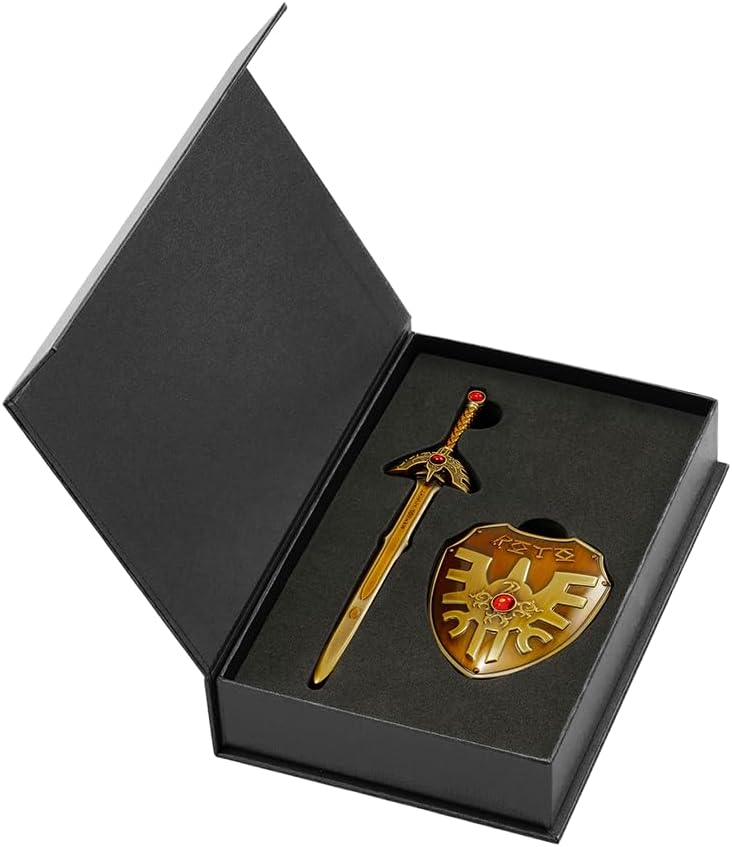 Dragon Quest Metallic Items Gallery Special Erdrick's Sword & Erdrick's Shield 40th Anniversary Ver. image 1