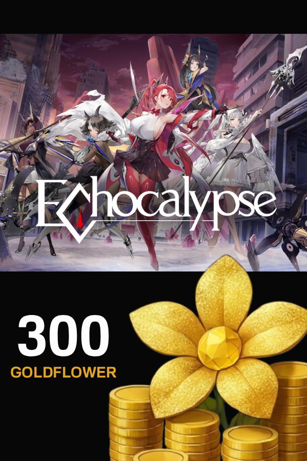 Voucher Echocalypse 300 Goldflower | Cuenta Malaysia
Echocalypse 300 Goldflower
Echocalypse Goldflower
Echocalypse Malaysia
Echocalypse <span class="ext ext_digital">digital</span> image 1