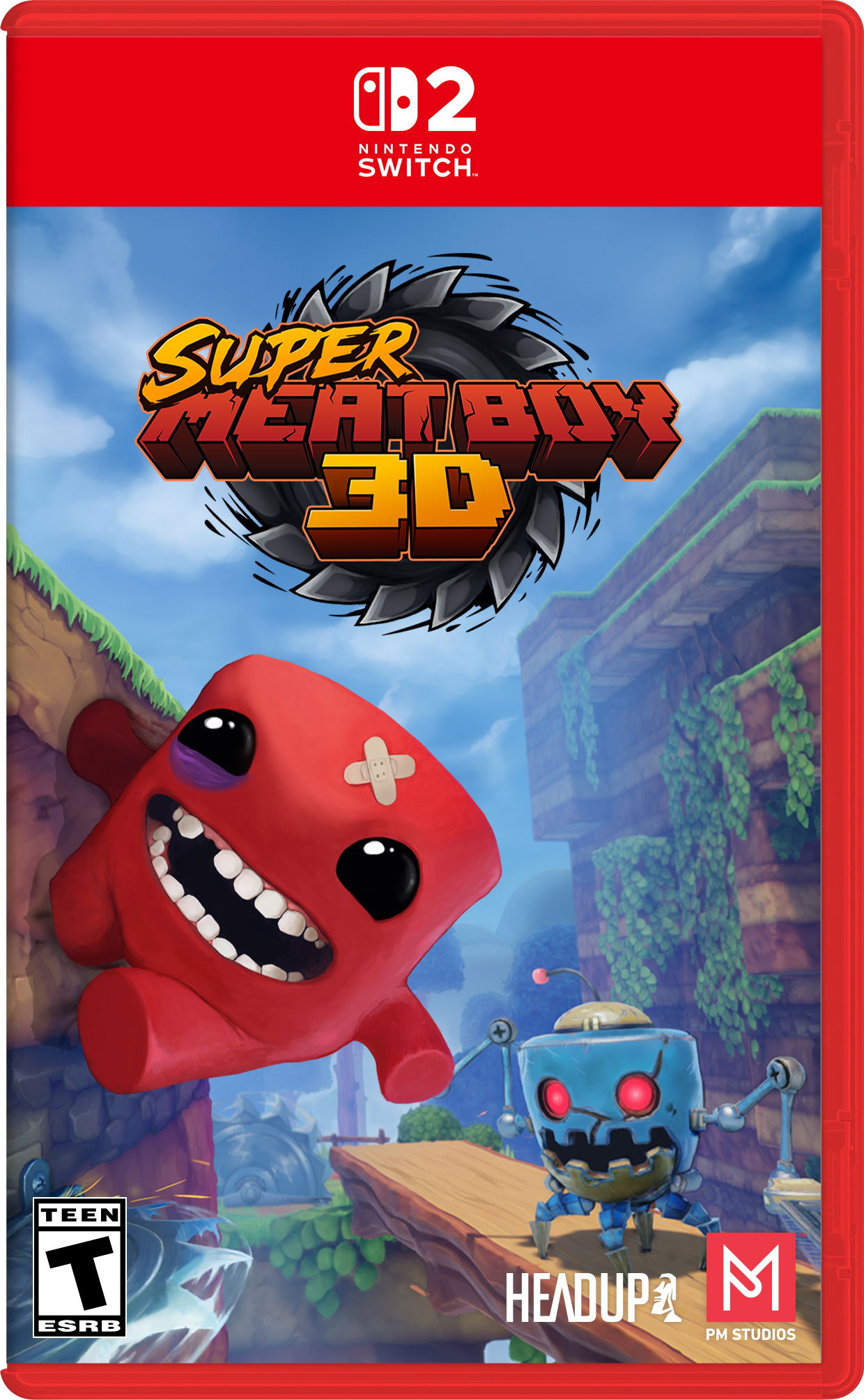 Super Meat Boy 3D Game Cart for Nintendo Switch 2