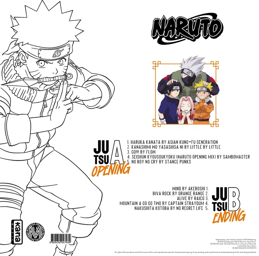 Naruto - Best Collection [Limited Edition] (Black Vinyl) (Various