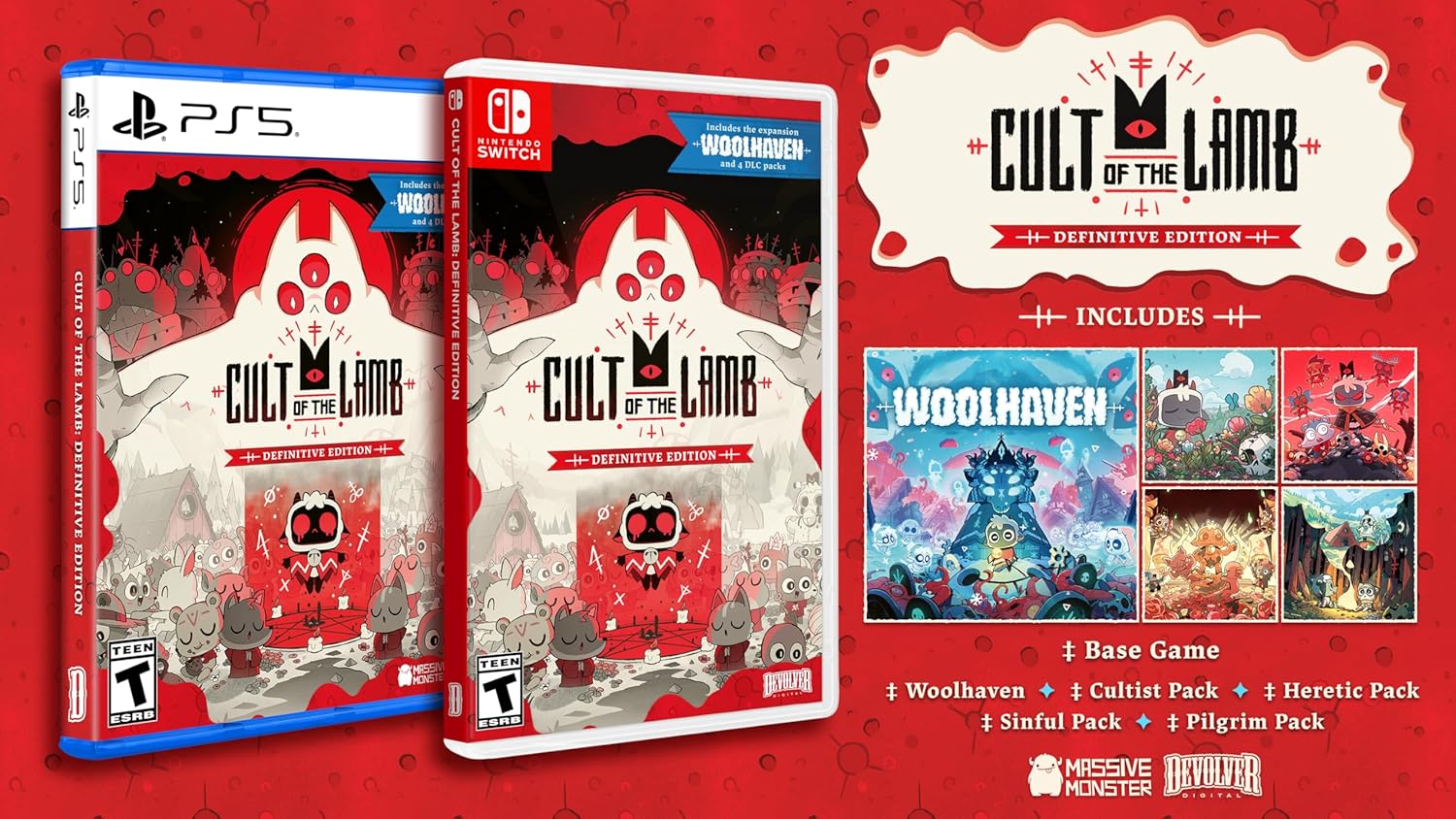 Cult of the Lamb [Definitive Edition] for Nintendo Switch, Nintendo Switch 2