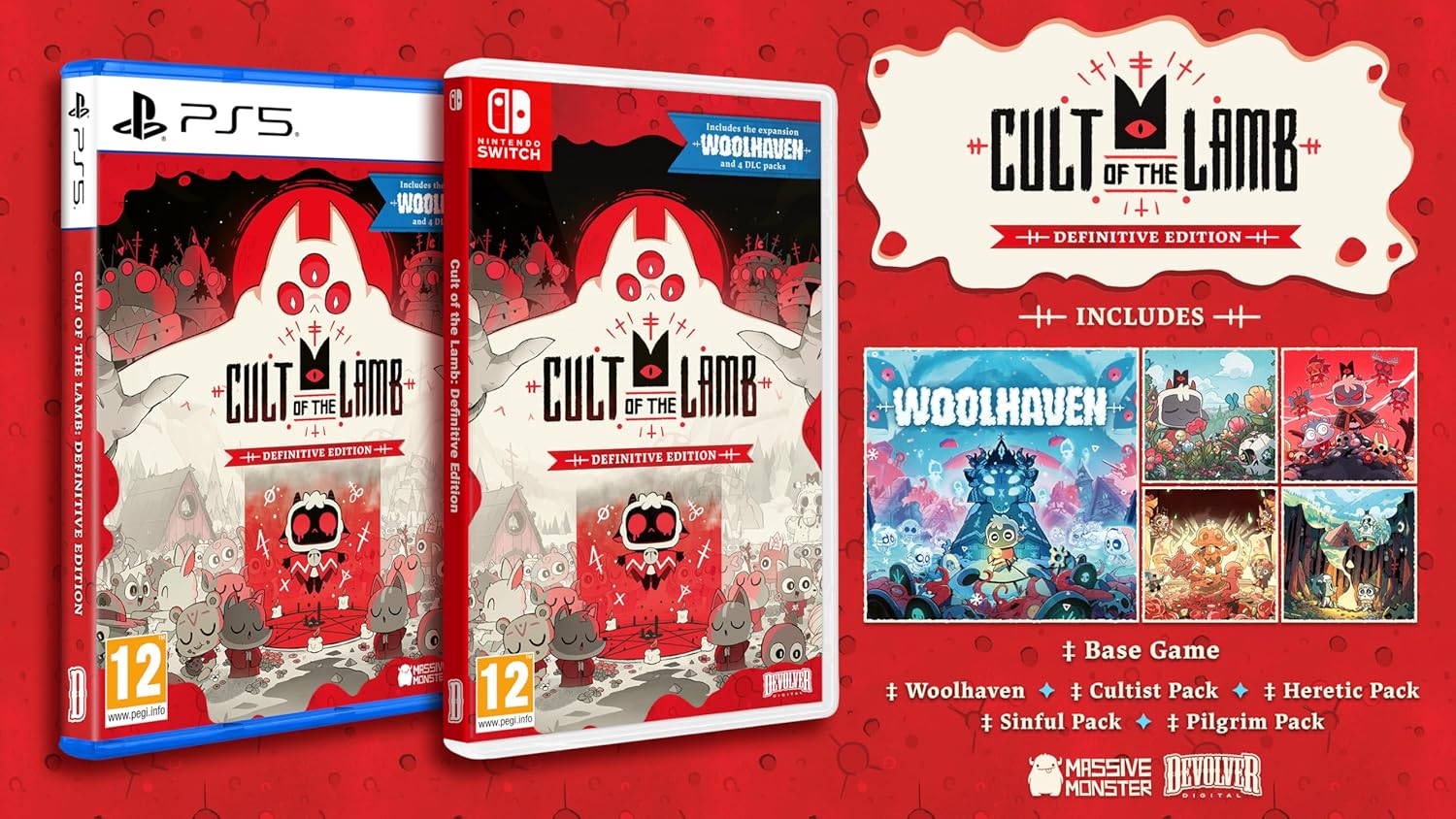 Cult of the Lamb [Definitive Edition] for Nintendo Switch, Nintendo Switch 2