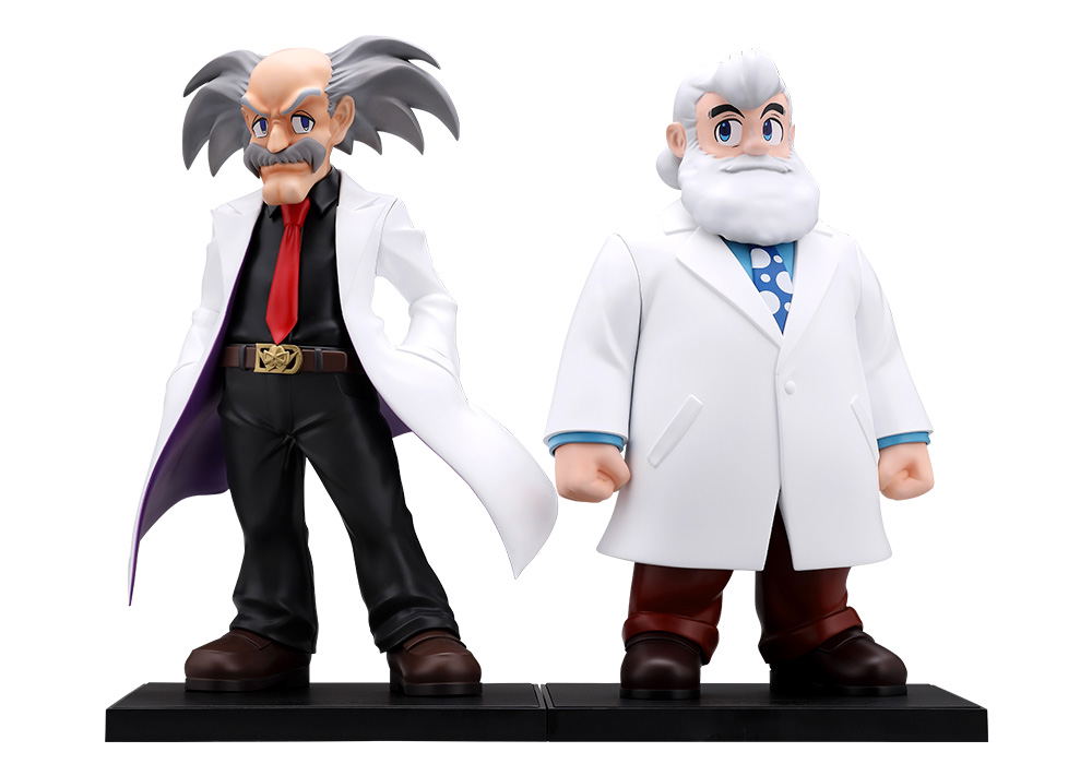 Mega Man Pre-Painted Figure: Oshi Works Dr. Wily &amp; Dr. Light