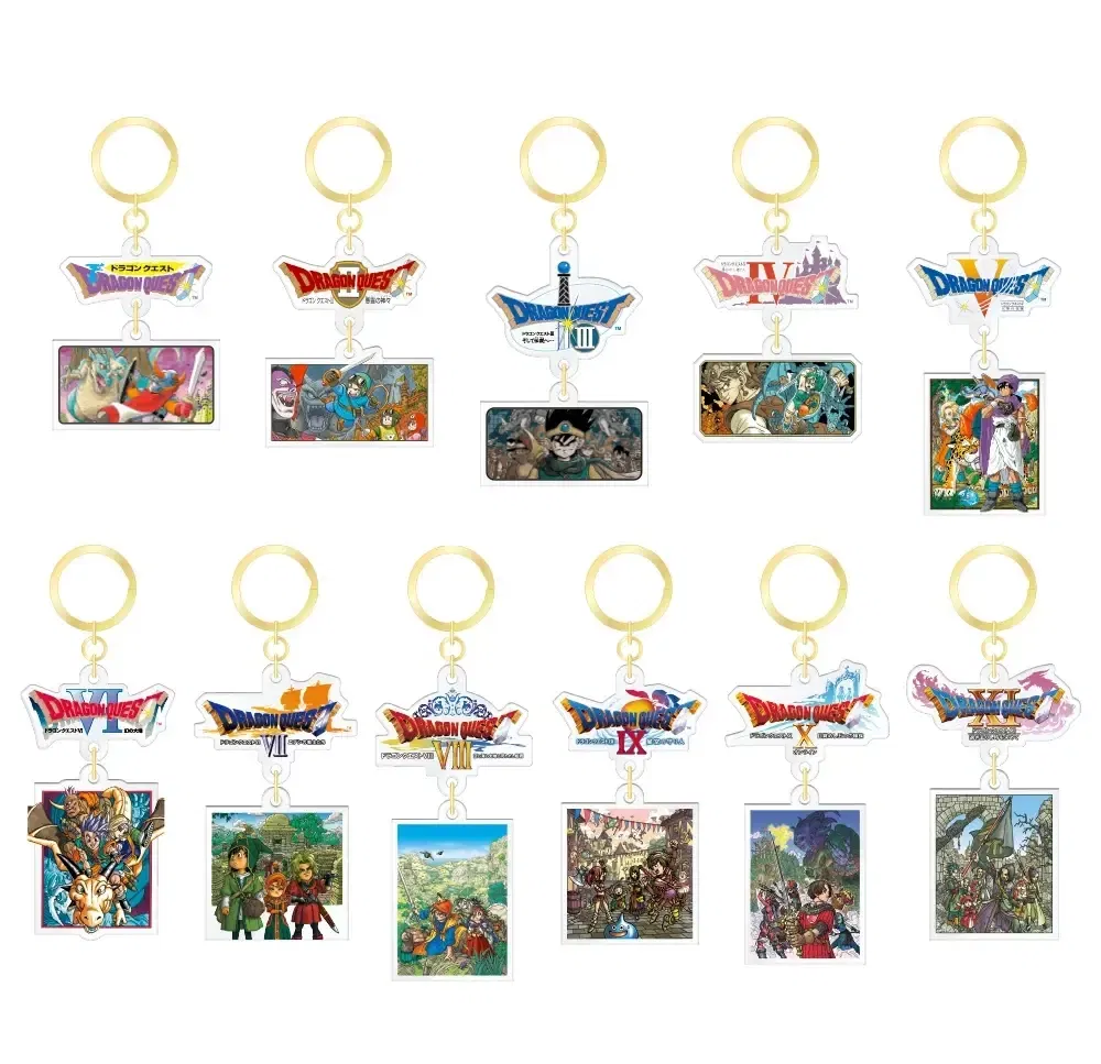 Dragon Quest Adventurer's Memories Charm Collection (Set of 11