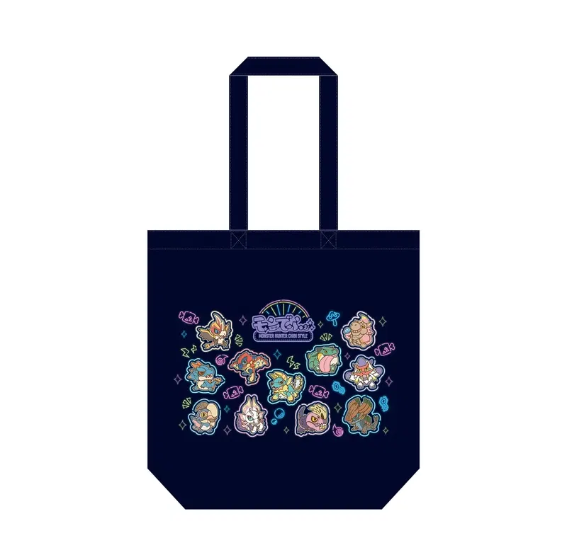 Monster Hunter MonDefo Tote Bag Neon Theme image 1