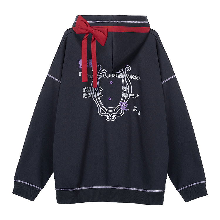Puella Magi Madoka Magica The Movie New Feature: Rebellion Hoodie Devil Homura image 4