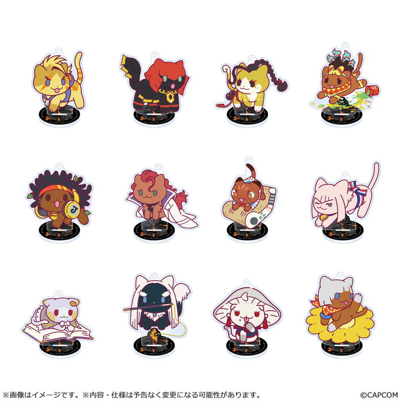 Street Fighter 6 Neco! Acrylic Stand Key Chain Collection (Set of 12 Pieces) image 2