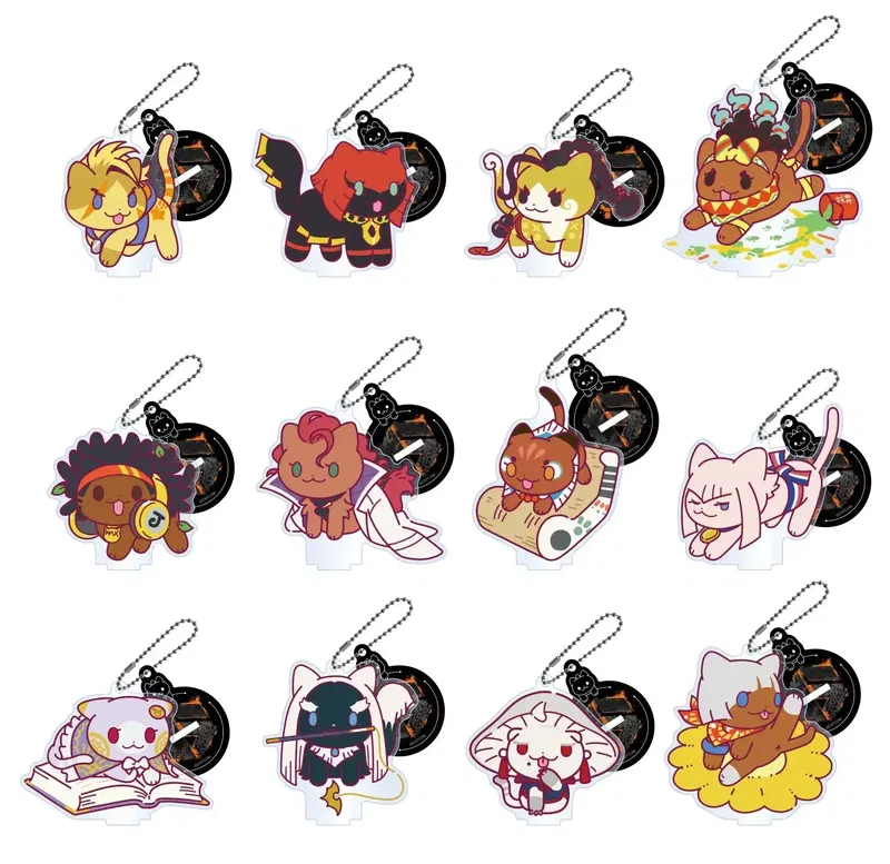 Street Fighter 6 Neco! Acrylic Stand Key Chain Collection (Set of 12 Pieces) image 1