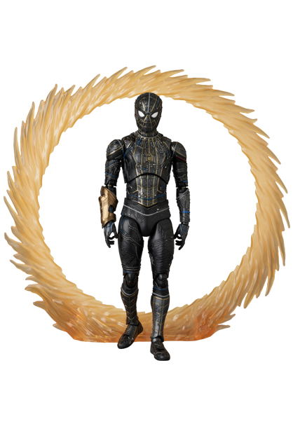 Mafex Spider-Man No Way Home: Spider-man Black & Gold Suit image 10