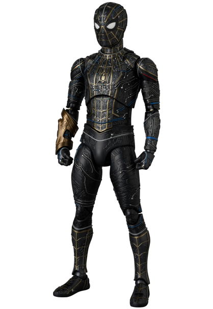 Mafex Spider-Man No Way Home: Spider-man Black & Gold Suit image 2