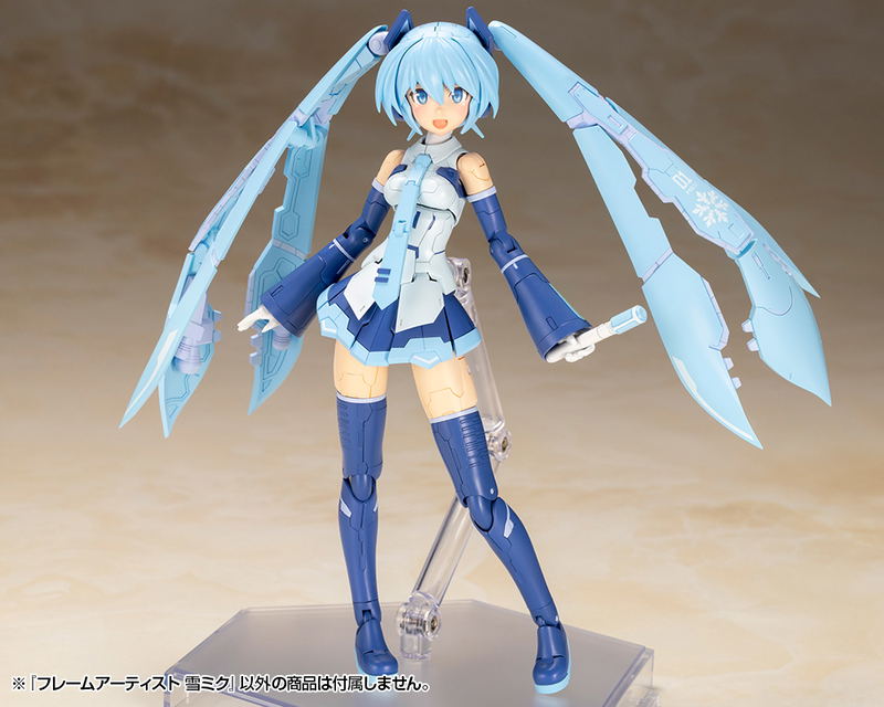 Frame Arms 1/100 Scale Plastic Model Kit: Frame Artist Snow Miku image 11