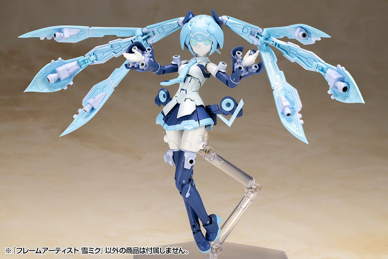 Frame Arms 1/100 Scale Plastic Model Kit: Frame Artist Snow Miku image 6