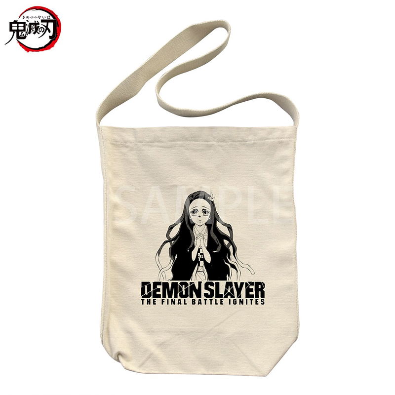 Anime Demon Slayer: Kimetsu No Yaiba - Kamado Nezuko Shoulder Tote Bag Infinity Castle Arc Ver. (Natural) image 1