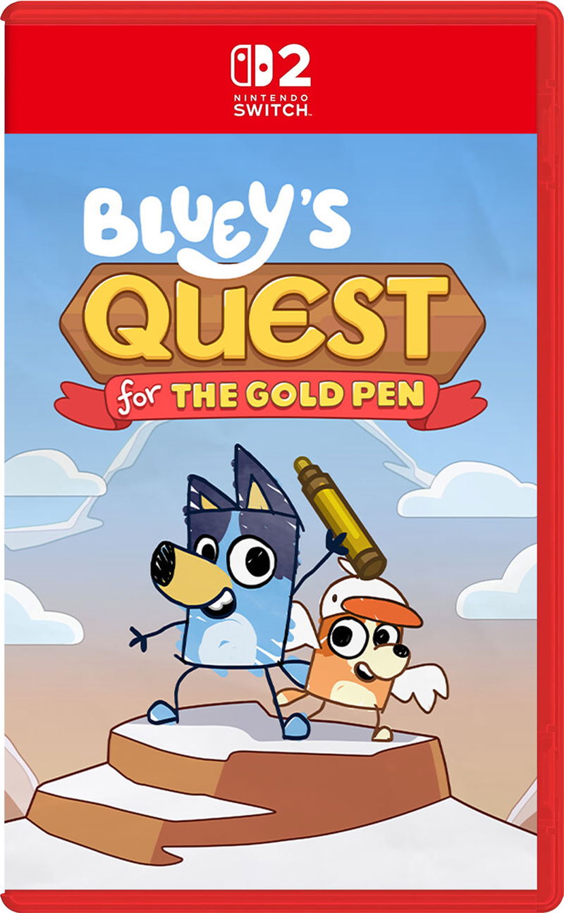 Bluey's Quest for the Gold Pen <span class="ext" style="background-color: #00e206; color: #FFFFFF;">Game Cart</span> image 1