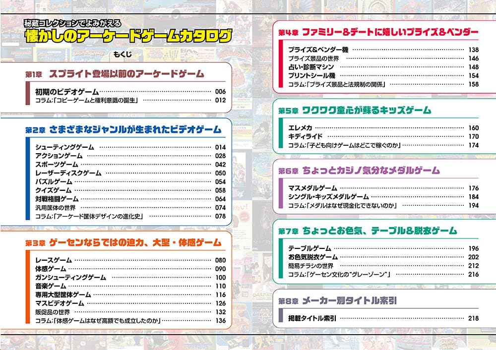 Nostalgic Arcade Games Catalog