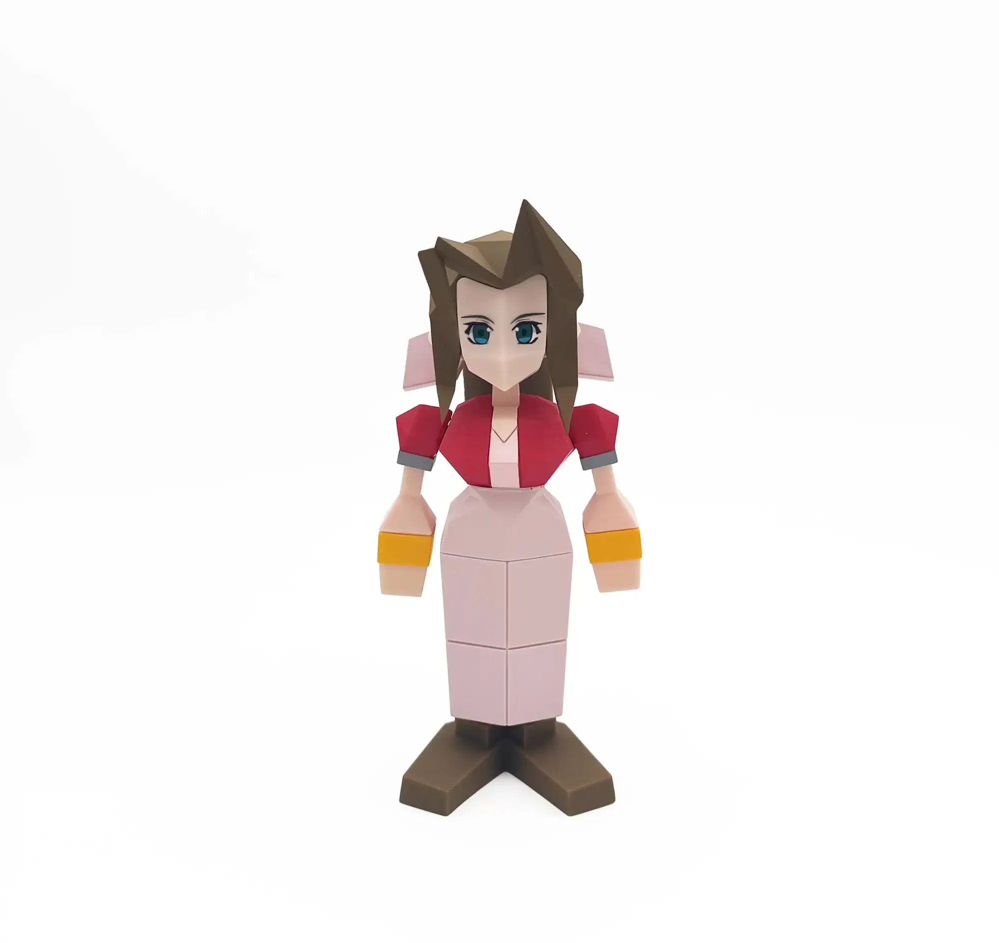 Final Fantasy VII Polygon Soft Vinyl Figure Aerith Gainsborough — Import Game Deal
