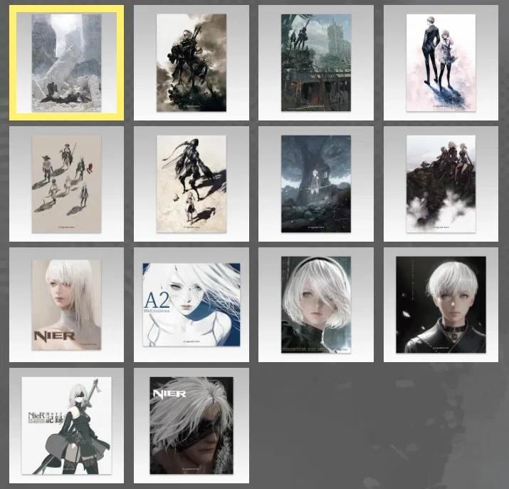 Nier Game Series 15th Anniversary Acrylic Panel (Blind Box)