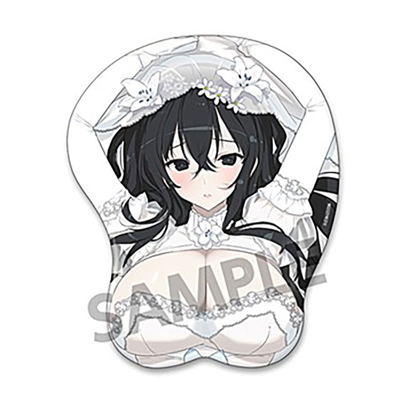 Senran Kagura Original Illustration Oppai Mouse Pad Wedding Ver. [Fubuki] image 1