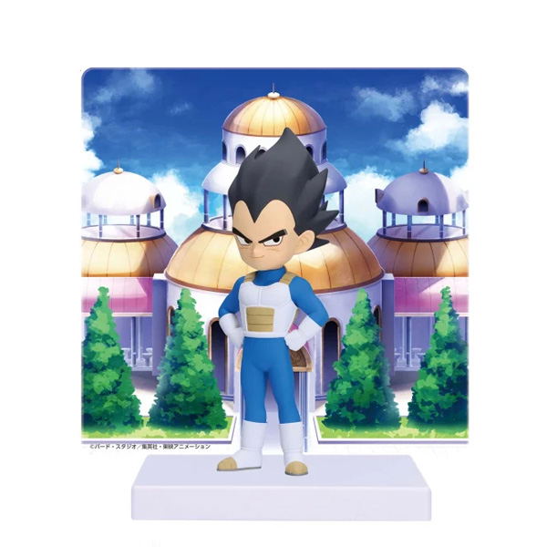 Dragon Ball Daima Vegeta Figure with Panel — Import Game Deal