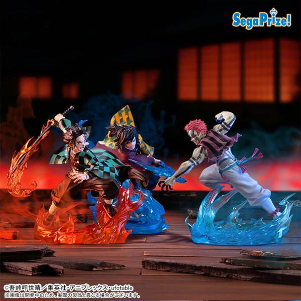 [Demon Slayer] Demon Slayer Cross Link Figure Tanjiro and Giyu vs Akaza Set [SG] — Import Game Deal