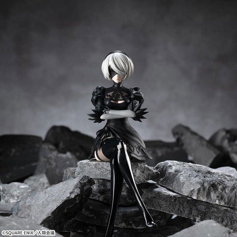 NieR:Automata Ver1.1a Premium Noodle Stopper Figure: 2B (YoRHa No. 2 Type B) image 1