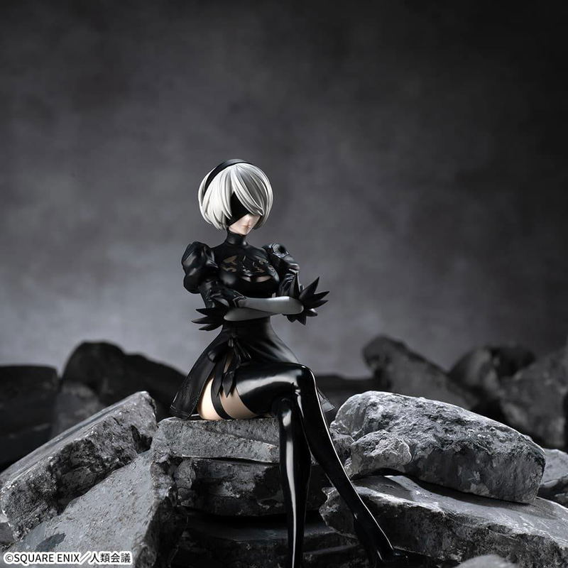NieR:Automata Ver1.1a Premium Noodle Stopper Figure: 2B (YoRHa No. 2 Type B) image 2