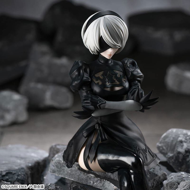 NieR:Automata Ver1.1a Premium Noodle Stopper Figure: 2B (YoRHa No. 2 Type B) image 3