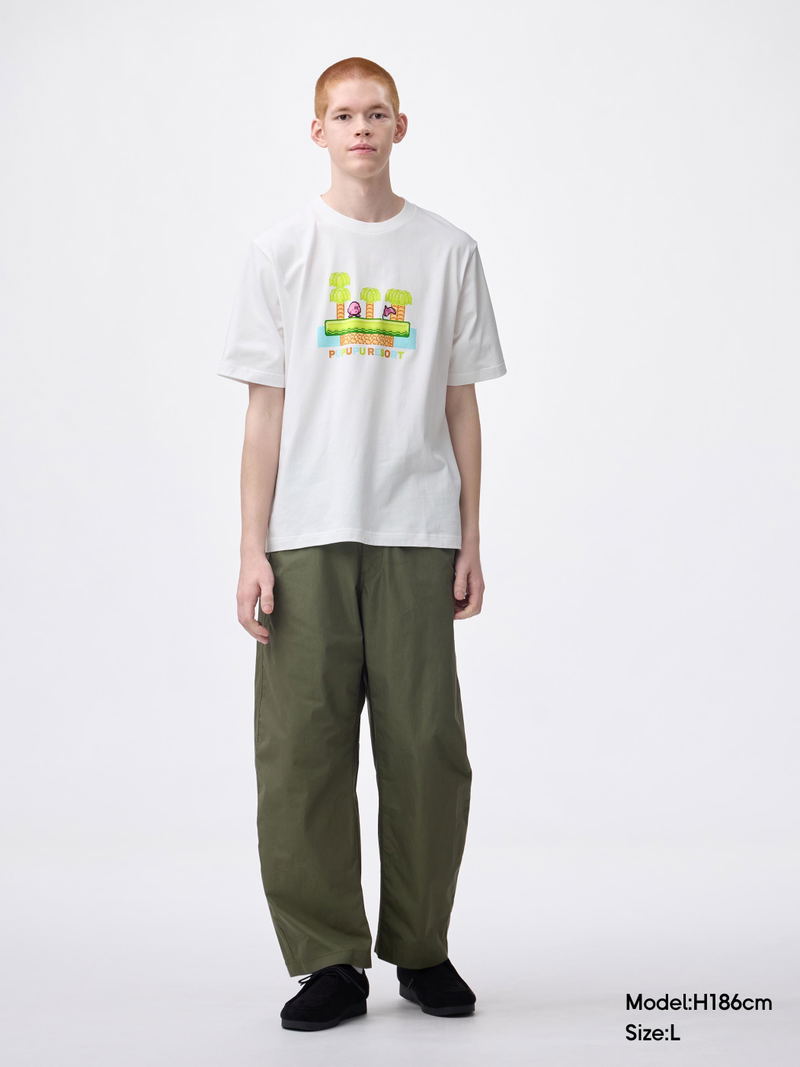 GU Kirby Graphic T-shirt (Off White | Size M) image 5