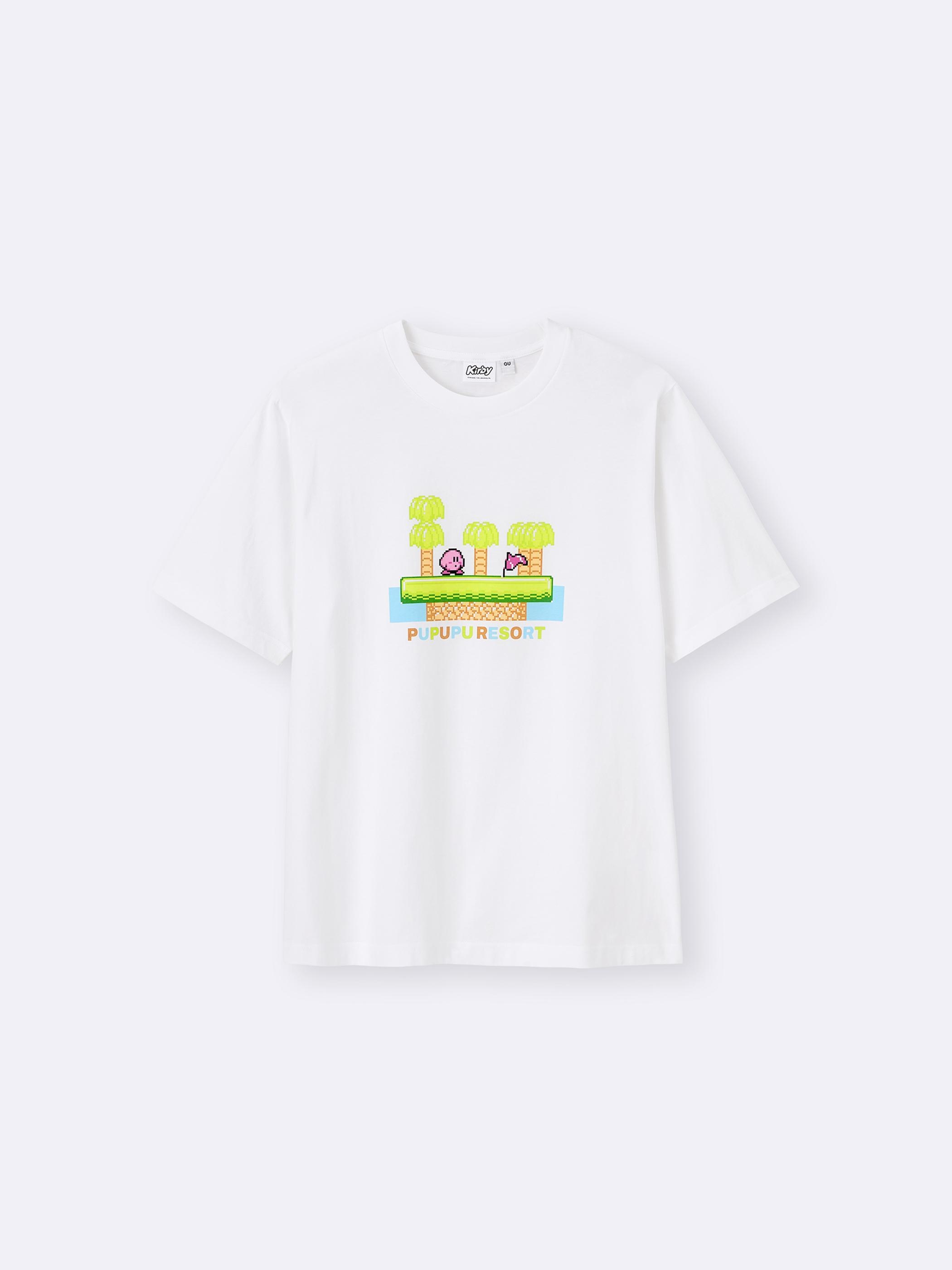 GU Kirby Graphic T-shirt (Off White | Size XXL)