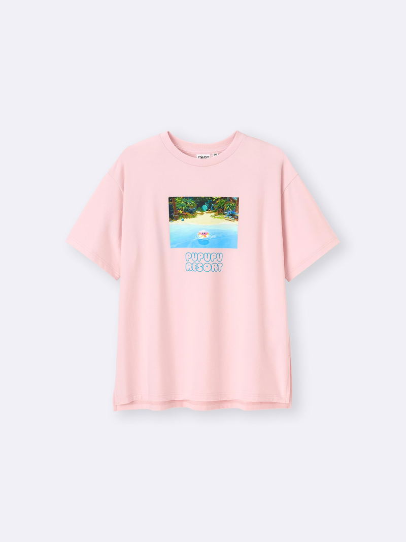 GU Kirby Graphic T-shirt (Pink | Size L) image 1