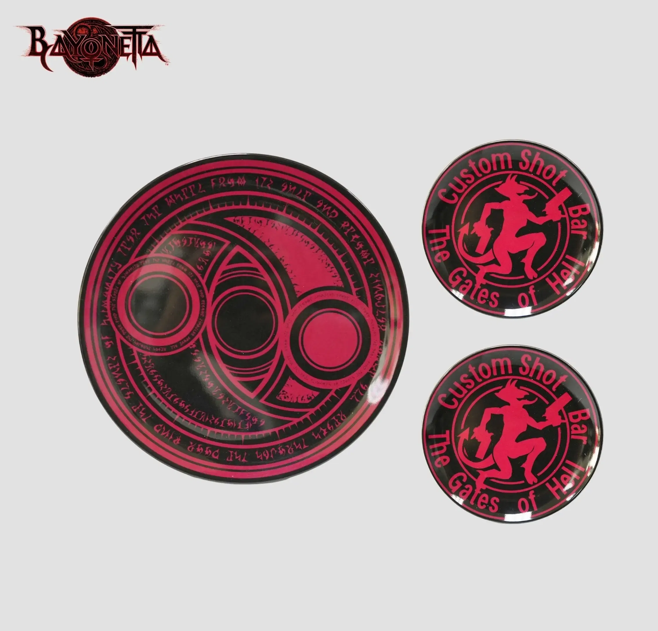 魔界交信器　リング『ベヨネッタ』（BAYONETTA Bayonetta The Gates Of Hell & Magic Circle Plate Set (Re-run)