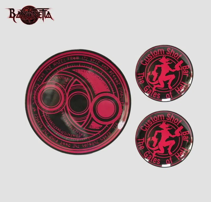 Bayonetta The Gates Of Hell & Magic Circle Plate Set (Re-run) image 1