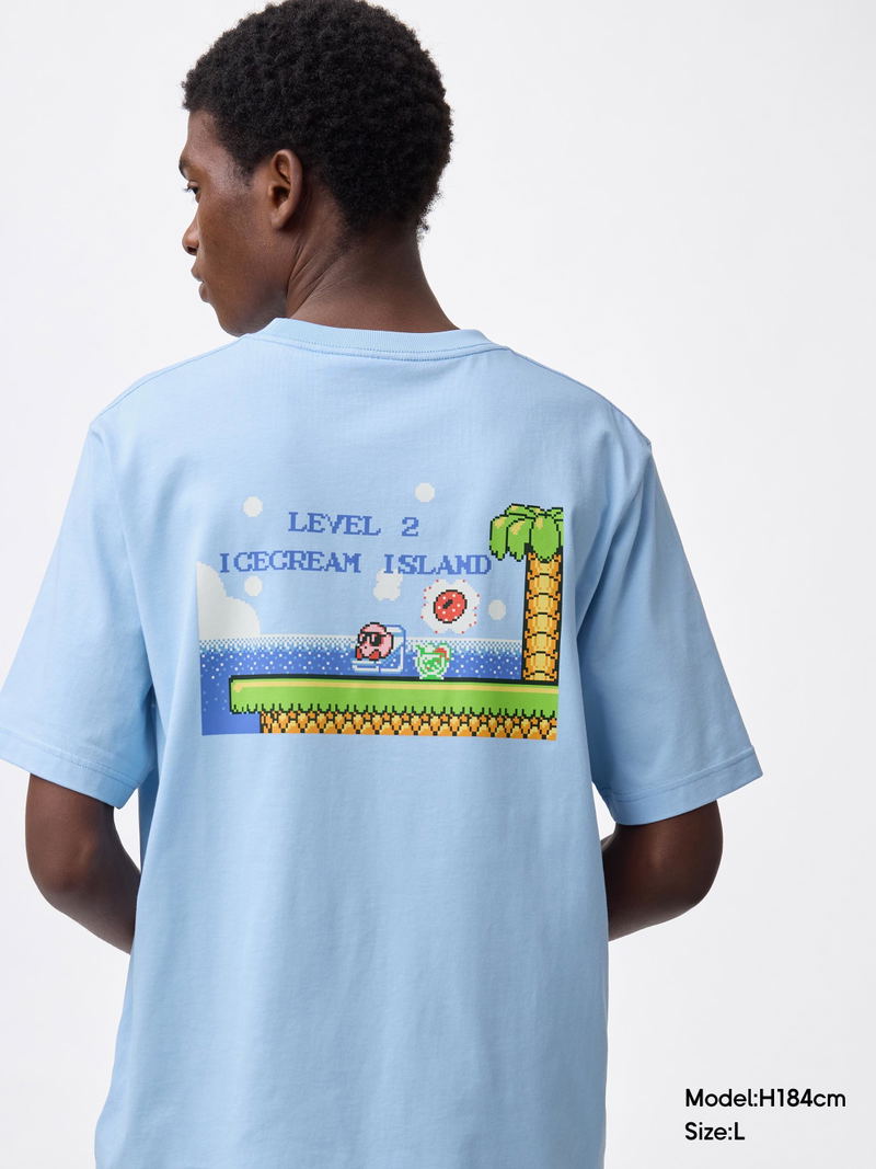 GU Kirby Graphic T-shirt (Blue | Size XS) image 6
