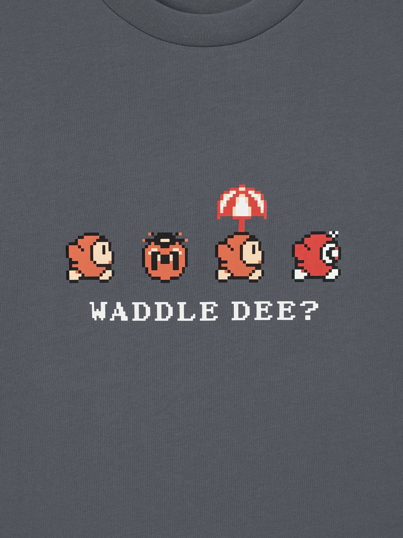 GU Kirby Graphic T-shirt (Gray | Size XS) image 2