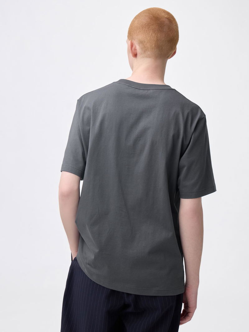 GU Kirby Graphic T-shirt (Gray | Size XS) image 6