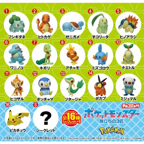 ポケモン ミニフィギュア Pokemon mini Figure Pokemon Mini Figure (Random Single)