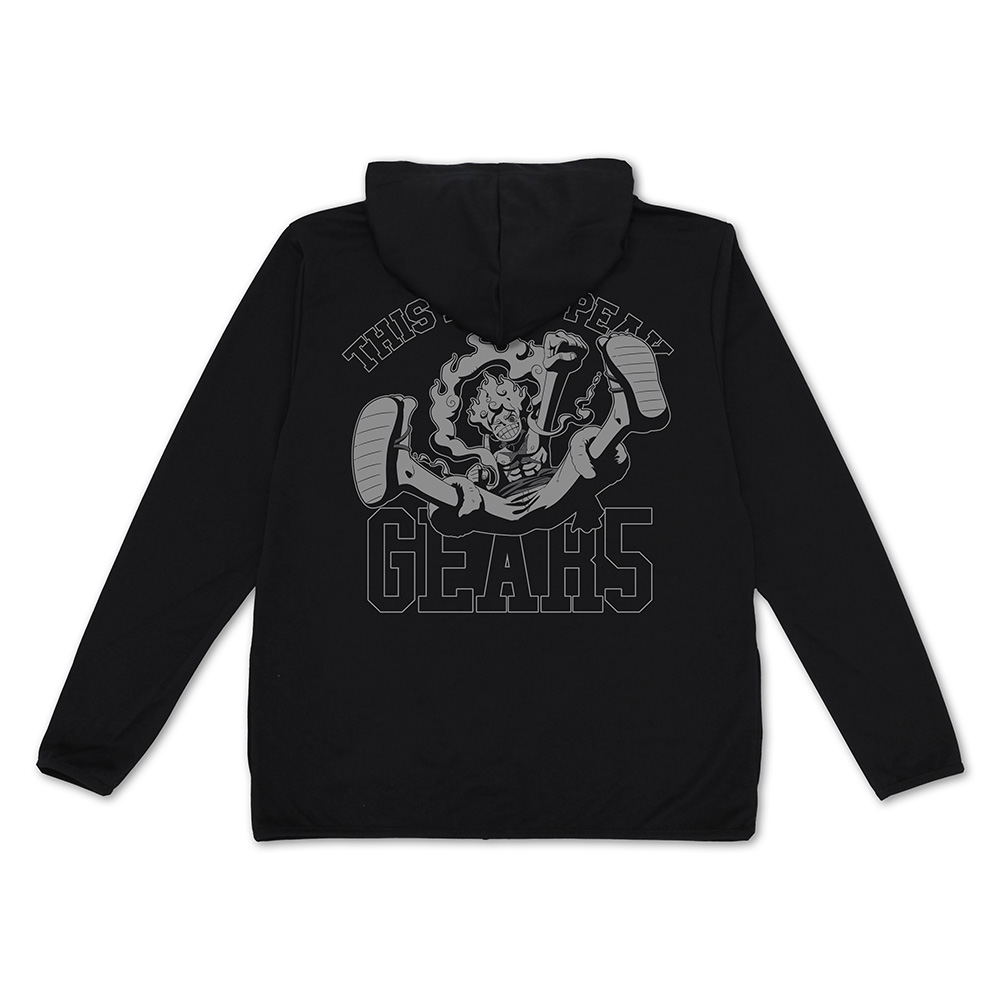 One Piece - Luffy Gear 5 Thin Dry Hoodie (Black | Size L)