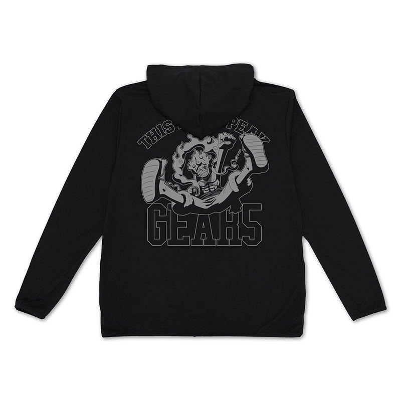 One Piece - Luffy Gear 5 Thin Dry Hoodie (Black | Size XXL) image 1