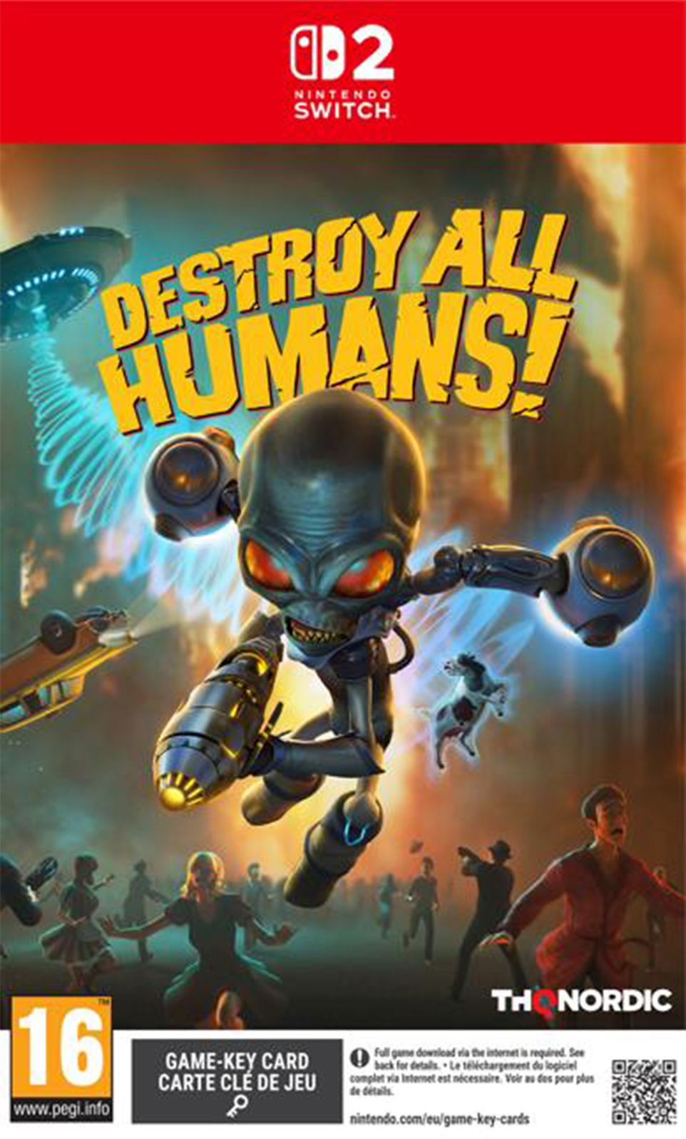 Destroy All Humans! Game Key Cart for Nintendo Switch 2