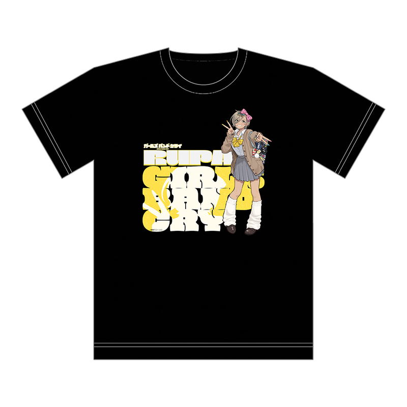 Girls Band Cry Original Illustration T-shirt Rupa / Heisei Gal (Size L) image 1