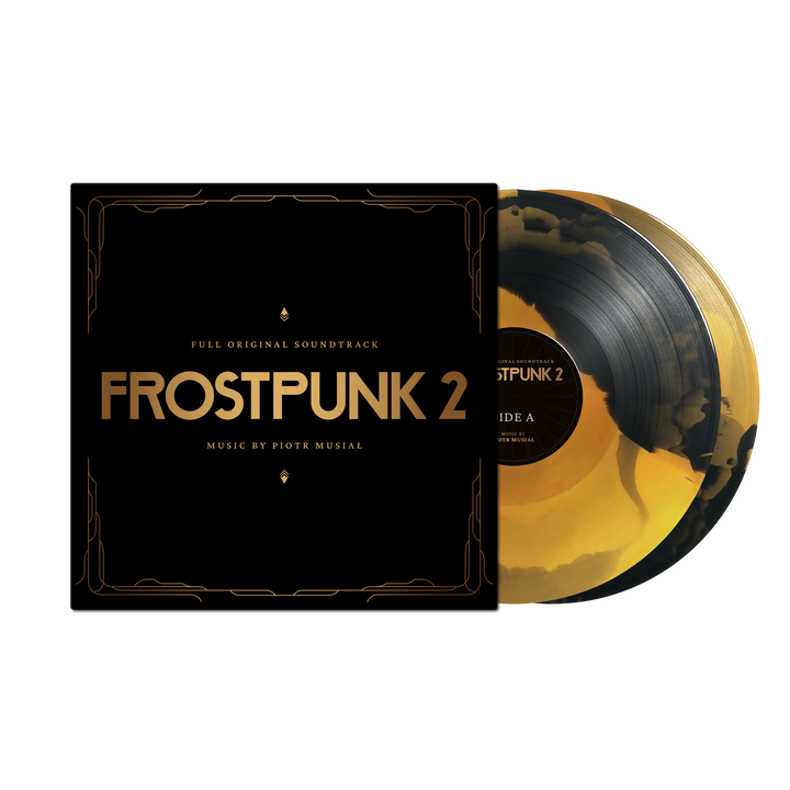 Frostpunk 2 Full Original Soundtrack (Gold &amp; Black Yolk Vinyl) (Piotr Musiał)