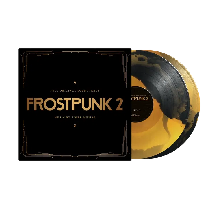 Frostpunk 2 Full Original Soundtrack (Gold & Black Yolk Vinyl) image 1